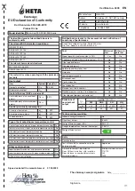 Предварительный просмотр 31 страницы Heta Scan-Line 900 SCA Operating And Installation Instructions