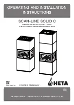 Heta SCAN-LINE SOLID C Operating And Installation Instructions предпросмотр