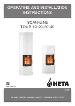 Heta Scan-Line Tour 10 Operating And Installation Instructions предпросмотр