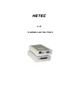 Preview for 1 page of HETEC V-IP Installation And User Manual