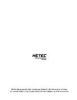 Предварительный просмотр 81 страницы HETEC V-Switch quad II Installation And Operation Manual