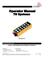 HETRONIC TG DIG-V1 Operator'S Manual предпросмотр