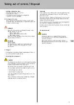 Предварительный просмотр 71 страницы Hettich 77566 Operating Manual