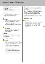 Предварительный просмотр 111 страницы Hettich 77566 Operating Manual