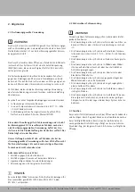 Предварительный просмотр 6 страницы Hettich Easys Operating Instructions Manual