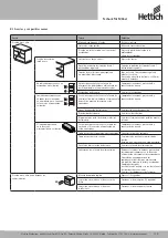 Предварительный просмотр 115 страницы Hettich Easys Operating Instructions Manual