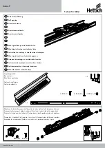 Hettich InLine P Mounting-Instructions And Technical Data предпросмотр