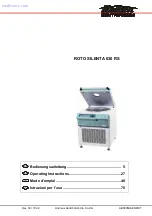 Предварительный просмотр 1 страницы Hettich ROTO SILENTA 630 RS Operating Instructions Manual