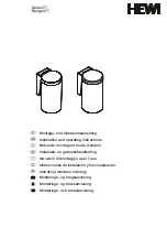 Preview for 1 page of Hewi 477 Series Installation And Operating Instructions Manual