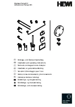 Preview for 1 page of Hewi 815 Series Installation And Operating Instructions Manual