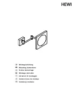 Предварительный просмотр 1 страницы Hewi 950.01.256 Mounting Instructions