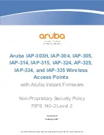 Предварительный просмотр 1 страницы Hewlett Packard Enterprise Aruba AP-325 Manual