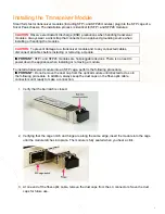 Preview for 4 page of Hewlett Packard Enterprise aruba SFP+ Installation Manual