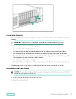 Предварительный просмотр 43 страницы Hewlett Packard Enterprise HPE ProLiant DL385 Gen10 Plus Maintenance And Service Manual