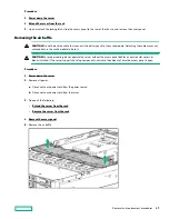 Предварительный просмотр 45 страницы Hewlett Packard Enterprise HPE ProLiant DL385 Gen10 Plus Maintenance And Service Manual