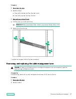 Предварительный просмотр 47 страницы Hewlett Packard Enterprise HPE ProLiant DL385 Gen10 Plus Maintenance And Service Manual