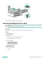 Предварительный просмотр 54 страницы Hewlett Packard Enterprise HPE ProLiant DL385 Gen10 Plus Maintenance And Service Manual