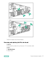 Предварительный просмотр 55 страницы Hewlett Packard Enterprise HPE ProLiant DL385 Gen10 Plus Maintenance And Service Manual