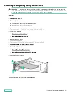 Предварительный просмотр 58 страницы Hewlett Packard Enterprise HPE ProLiant DL385 Gen10 Plus Maintenance And Service Manual