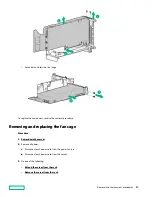 Предварительный просмотр 60 страницы Hewlett Packard Enterprise HPE ProLiant DL385 Gen10 Plus Maintenance And Service Manual