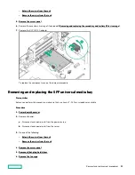 Предварительный просмотр 62 страницы Hewlett Packard Enterprise HPE ProLiant DL385 Gen10 Plus Maintenance And Service Manual