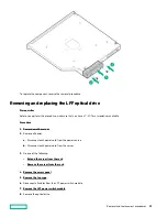 Предварительный просмотр 66 страницы Hewlett Packard Enterprise HPE ProLiant DL385 Gen10 Plus Maintenance And Service Manual