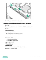 Предварительный просмотр 76 страницы Hewlett Packard Enterprise HPE ProLiant DL385 Gen10 Plus Maintenance And Service Manual