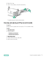 Предварительный просмотр 79 страницы Hewlett Packard Enterprise HPE ProLiant DL385 Gen10 Plus Maintenance And Service Manual