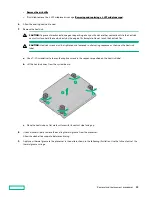 Предварительный просмотр 88 страницы Hewlett Packard Enterprise HPE ProLiant DL385 Gen10 Plus Maintenance And Service Manual