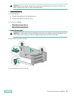 Предварительный просмотр 98 страницы Hewlett Packard Enterprise HPE ProLiant DL385 Gen10 Plus Maintenance And Service Manual