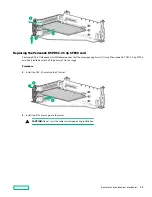 Предварительный просмотр 99 страницы Hewlett Packard Enterprise HPE ProLiant DL385 Gen10 Plus Maintenance And Service Manual