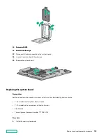 Предварительный просмотр 108 страницы Hewlett Packard Enterprise HPE ProLiant DL385 Gen10 Plus Maintenance And Service Manual