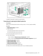 Предварительный просмотр 67 страницы Hewlett Packard Enterprise HPE ProLiant ML110 Gen10 Maintenance And Service Manual