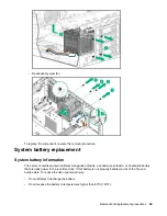 Предварительный просмотр 69 страницы Hewlett Packard Enterprise HPE ProLiant ML110 Gen10 Maintenance And Service Manual