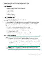 Preview for 25 page of Hewlett Packard Enterprise HPE ProLiant XL170r Gen10 Maintenance And Service Manual