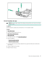 Preview for 33 page of Hewlett Packard Enterprise HPE ProLiant XL170r Gen10 Maintenance And Service Manual