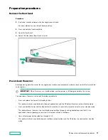 Предварительный просмотр 31 страницы Hewlett Packard Enterprise ProLiant DL20 Gen10 Maintenance And Service Manual