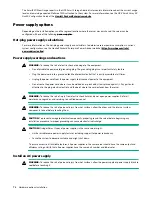 Preview for 74 page of Hewlett Packard Enterprise ProLiant ML350 Gen10 User Manual