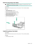 Предварительный просмотр 35 страницы Hewlett Packard Enterprise ProLiant XL190r Gen10 User Manual