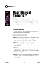 Preview for 1 page of HEXDEVICES Tama 12 User Manual