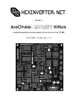 Preview for 1 page of hexinverter AteOhAte: Mutant HiHats Assembly Manual