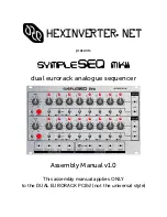 hexinverter SYMPLESEQ MKII Assembly Manual предпросмотр