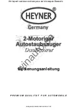 Предварительный просмотр 3 страницы Heyner DualPower 238000 User Manual