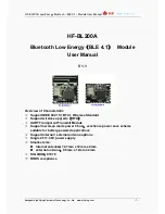 HF HF-BL200A-0 User Manual preview