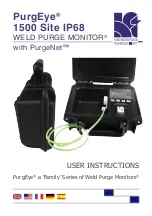 Preview for 1 page of HFT PurgEye 1500 Site IP68 WELD PURGE MONITOR with PurgeNet User Instructions