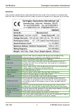 Preview for 8 page of HGI Generators HRD060D Operation And Maintenance Manual