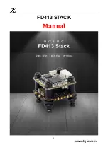 HGLRC FD413 Stack Manual предпросмотр