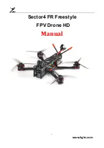 HGLRC Sector4 FR Freestyle FPV Drone HD Manual preview