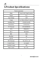 Preview for 3 page of HGLRC Zeus10 Manual