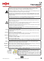 Preview for 3 page of HH Electronics Tensor TRM-1201 Owner'S Manual